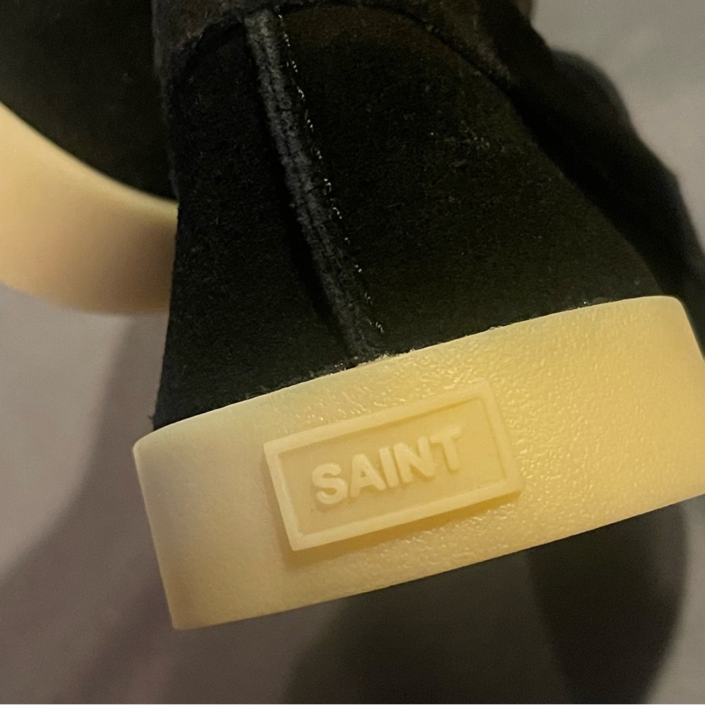 Saint Morta slip on suede shoes mens 11 NWOB black - Picture 5 of 7